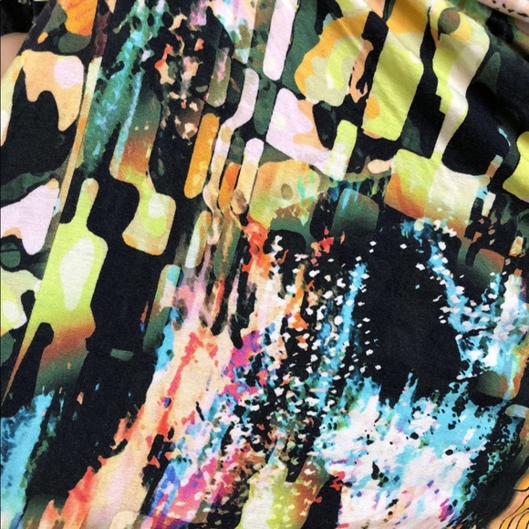 ABS Multi-colored Mini Dress S EUC - Picture 6 of 8